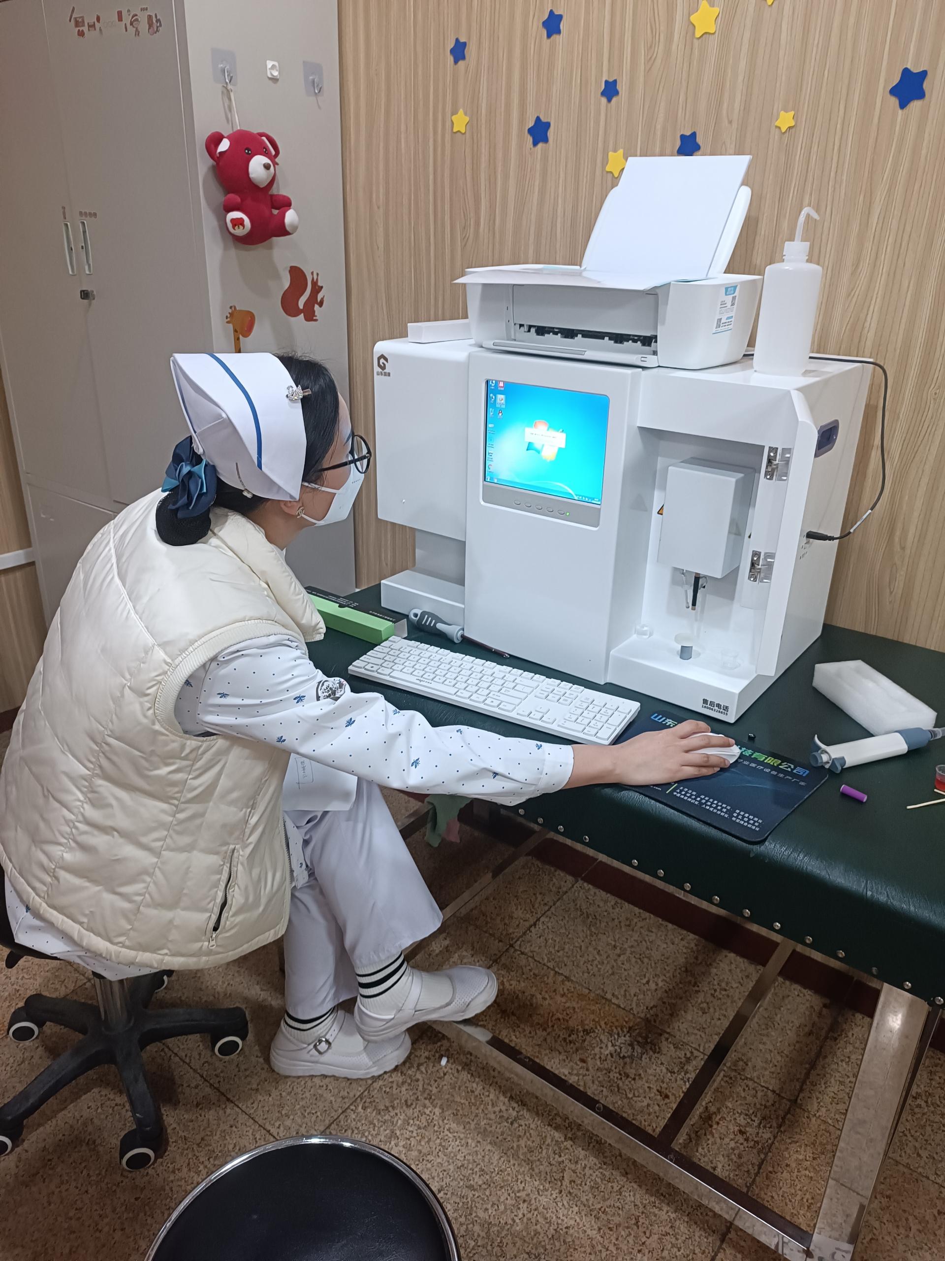 5.16號GK-1微量元素分析儀器在河北省保定市涿州市醫院完成裝機投入使用中